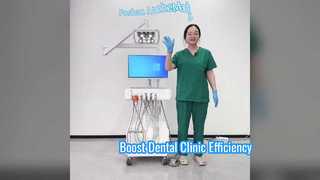 ایستگاه کاری دندانپزشکی یکپارچه با دوربین داخل دهانی LED Butterfly Dental Light HD و کامپیوتر داخلی