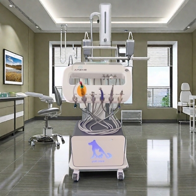 Pet Use Portable Dental Treatment Machine Unique Design Vet Mobile Dental Trolley