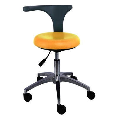 PU Leather 360 Degree Swivel Nurse Stool Light Weight Dentist Assistant Stool