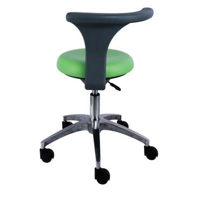 PU Leather 360 Degree Swivel Nurse Stool Light Weight Dentist Assistant Stool