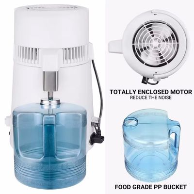 دستگاه تقطیر آب 4 لیتری برای مصارف خانگی استیل ضد زنگ 1.5 لیتر در ساعت دستگاه تقطیر آب دندانپزشکی