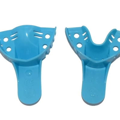 10pcs/Bag Disposable Ortho Impression Tray Plastic Multi Size Dental Impression Tray