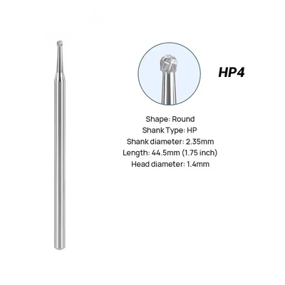 لابراتوار دندانپزشکی تُنگستین کربید برز 10pcs/Box دندانپزشکی گرد کربید برز برای پولیش