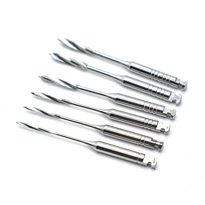 Dental Endodontic Root Canal Instrument 32mm Dental Pesso Reamers For Enlarging Cervical Portion