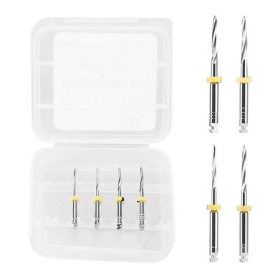 حفاری های فلزی فولاد ضد زنگ برای دندانپزشکی حفاری های دندانی برای فیبر پست کلینیک دندانپزشکی مواد آزمایشگاهی حفاری های کانال ریشه