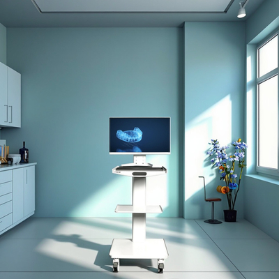 اسپتال اسکنر دهان و دندان ماشين پرستاری تلفن همراه 3 لایه ماشين دندانپزشکي فولاد ضد زنگ ماشين همراه با سوکت داخلی