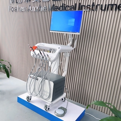 میز کار دندانپزشکی سیار برای تجهیزات درمانی دامپزشکی، مراقبت از دندان حیوانات، چرخ دستی دندانپزشکی سیار