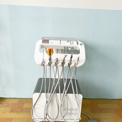 کارخانه فوشان 550 وات واحد دندانپزشکی پرتابل پرفروش ترین ترولی درمان دندانپزشکی سیار برقی چرخ دستی دندانپزشکی سیار