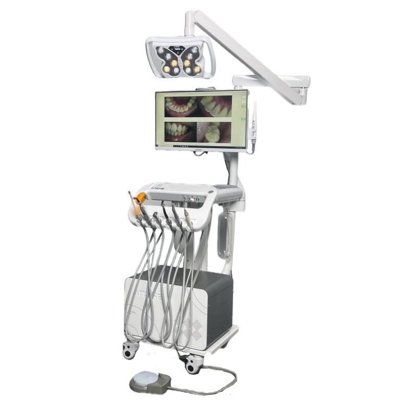 Factory Portable Dental Unit With LED Light Multi Function Dental Operation Trolley