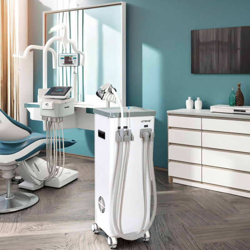 واحد مکش دندانپزشکی همراه با مخزن آب کثیف دستگاه مکش دهانپزشکی با تخلیه اتوماتیک 800 لیتر در دقیقه