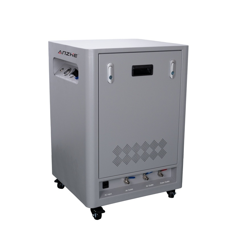 Oil Free Silent Type Air Compressor for Dental Mobile Air Compressor With Sound Proof Cabinet 550W Dental Vacuum Pump