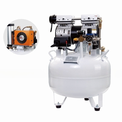 Oil Free Dental Air Compressor With Dryer 32L Silent Vaccum Pump Compressor