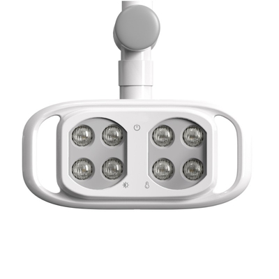 چراغ دندانپزشکی سفارشی بدون سایه برای صندلی دندانپزشکی، لامپ LED 8 چشمی با سنسور