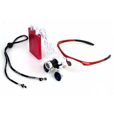 2.5X/3.5X Dental Magnifier With LED Head Light Useful Surgical Tool Dental Loupes