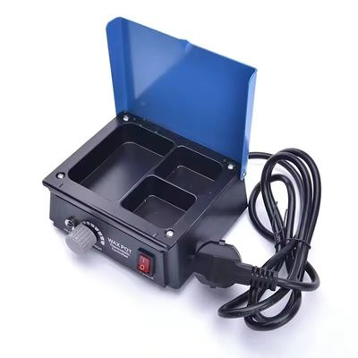 قیمت خوب 3 اسلات موم گرم کننده ظرف آزمایشگاه دندانپزشکی موم ظرف 13.5x12.8x5.3 سانتی متر آنلاین