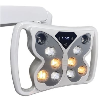 قیمت خوب 70000 LUX لامپ جراحی دندان 10 لامپ لامپ جراحی شکل پروانه برای واحد دندانپزشکی آنلاین