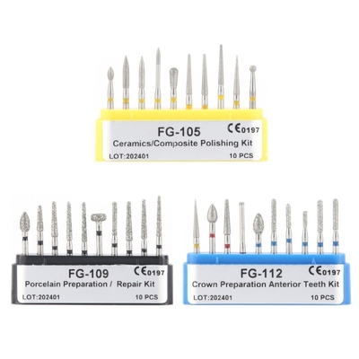 dental Manufacturer FG High Speed Polishing Rotary Bur Surgical Dental Diamond Burs