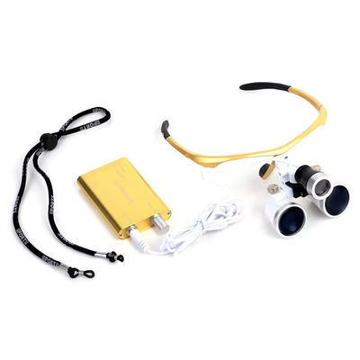 قیمت خوب لوپ جراحی بی‌سیم با ذره‌بین و چراغ LED برای دندانپزشکی، سبک وزن، بزرگنمایی 3.5X آنلاین