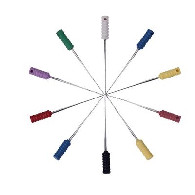 قیمت خوب برش دندانی خار دار برای استفاده دستی برش عصب دندانی فایل های کانال ریشه دندانی فایل های چرخش دندانی اندودونتیک آنلاین