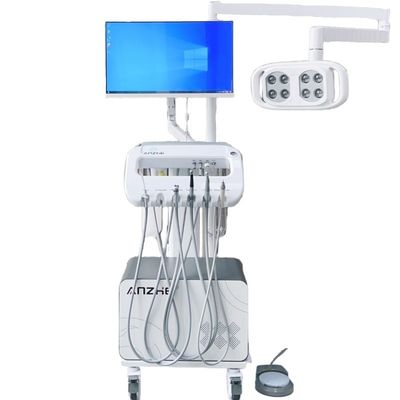 قیمت خوب کالسکه واحد دندانپزشکی سیار حرفه ای برای واحد توربین دندانپزشکی دامپزشکی با کمپرسور هوا، کالسکه سیار درمان حیوانات خانگی آنلاین