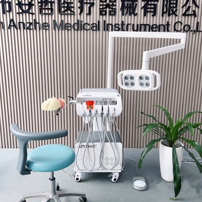 شبیه ساز دندان، سیستم آموزش دندانپزشکی، شبیه ساز دندان، سر فانتوم با چرخ دستی درمان برای آموزش دانشکده دندانپزشکی