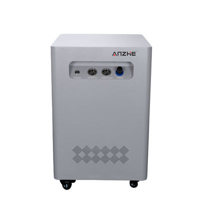 قیمت خوب کمپرسور دندانپزشکی تایید شده توسط ISO، کمپرسور هوای بدون روغن قابل حمل با کابینت بی صدا، رنگ خاکستری، کمپرسور بی صدا با جعبه آنلاین