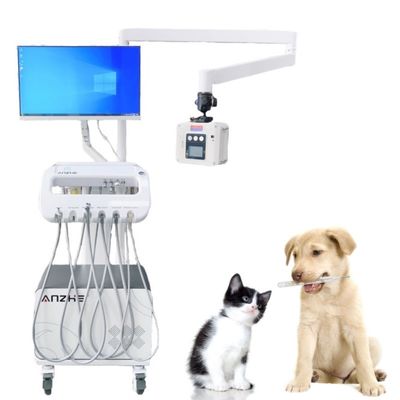 قیمت خوب Vet Medical New Portable Dental Device Mobile Dental Unit for Pets Luxury Dental Equipment Trolley Cart With X Ray آنلاین