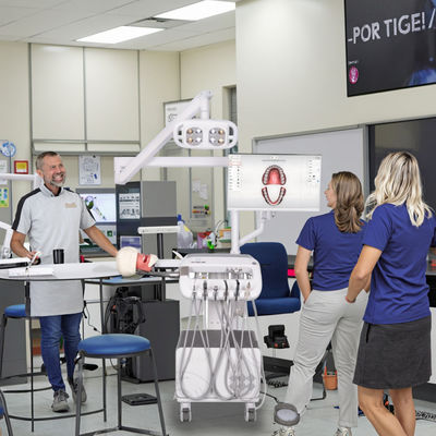 قیمت خوب سیستم شبیه‌سازی دهانی برای آموزش کالج، سیستم پیشرفته آموزش شبیه‌سازی دندانپزشکی با کمپرسور، چراغ جراحی آنلاین