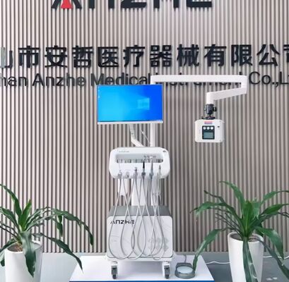 قیمت خوب واحد دندانپزشکی سیار با اشعه ایکس و چرخ دستی درمانی دندانپزشکی کامپیوتر، ترولی دندانپزشکی قابل حمل با کمپرسور برای کلینیک آنلاین