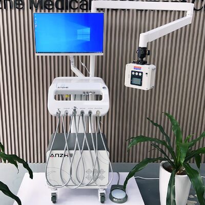 قیمت خوب ایستگاه کاری دندانپزشکی حیوانات خانگی متحرک همه در یک با فشار 0.8 مگاپاسکال، نویز 38DB و برق 550 وات برای کلینیک های دامپزشکی آنلاین
