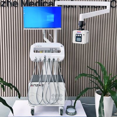 قیمت خوب واحد دندانپزشکی دامپزشکی قابل حمل با دوربین 4K، اشعه ایکس و کمپرسور بدون روغن برای درمان دندان حیوانات خانگی آنلاین