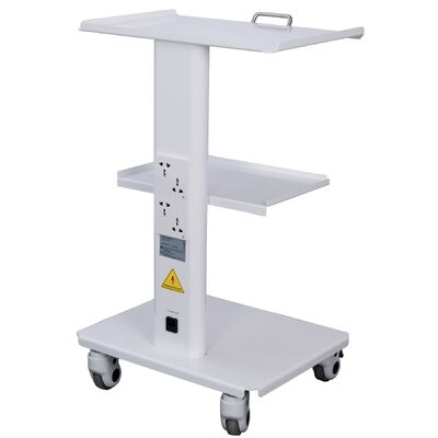 قیمت خوب سبد قابل حمل 3 طبقه دندانپزشکی دوامدار ٬ کالسکه ابزار چرخدار فولادی سرد برای کلینیک ها، آزمایشگاه ها و آموزش دندانپزشکی ٬ مستقیم از کارخانه آنلاین