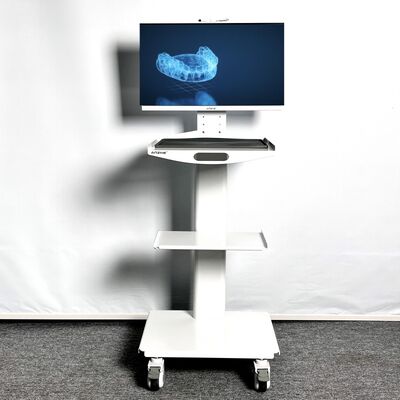 واحد ماشینچه دندانپزشکی همراه با مانیتور، ذخیره سازی چند لایه کابینت کلینیک دندانپزشکی، ایستگاه کاری دندانپزشکی ارگونومیک برای بیمارستان و کلینیک