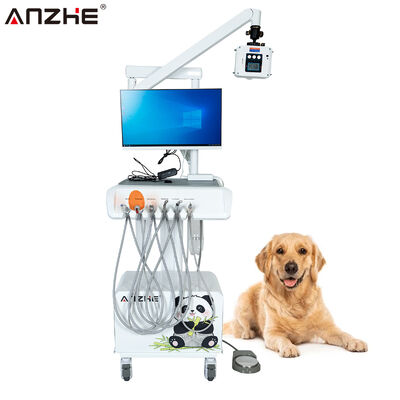 قیمت خوب واحد درمان دندانپزشکی یکپارچه قابل حمل با دوربین HD دهانی سنسور اشعه ایکس دیجیتال همه در یک کامپیوتر ایستگاه کاری تصویربرداری دندانپزشکی برای کلینیک دندانپزشکی آنلاین