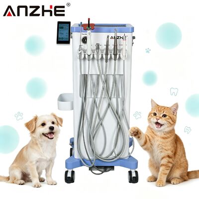 قیمت خوب واحد دندانپزشکی متحرک دامپزشکی ANZHE 550W تمام در یک ایستگاه کاری دندانپزشکی یکپارچه حیوانات خانگی با عملکرد 58dB بسیار ساکت آنلاین