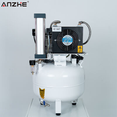 قیمت خوب 32L کمپرسور هوا دندانپزشکی بدون روغن با خشک کن هوا برای کلینیک ها آنلاین